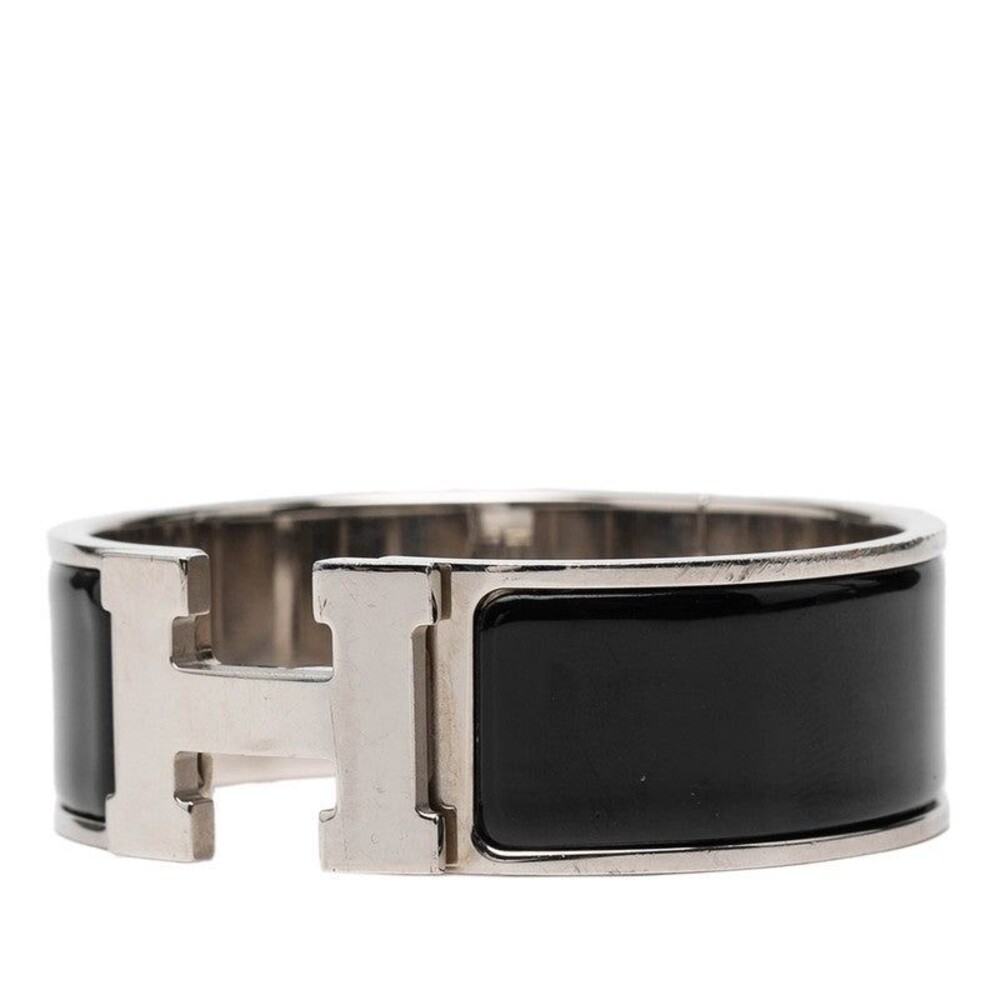 Hermes Clic Clac H PM Bracelet Metal Enamel Silver
